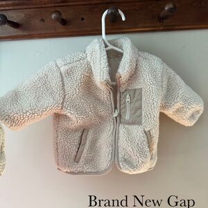 GAP Baby Cream Fleece Jacket